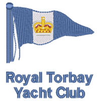 Royal Torbay Yacht Club Technical Polo Shirt - Wht Design