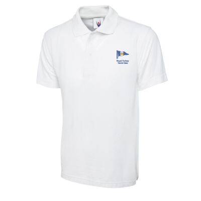 RTYC Mens Polo White Thumbnail