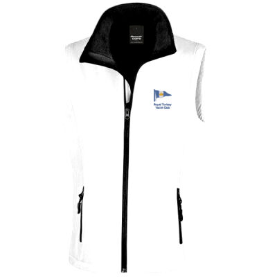Ladies Soft Shell Gilet White Thumbnail